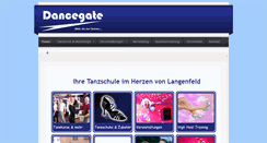 Desktop Screenshot of dancegate.de