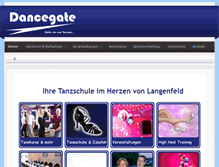 Tablet Screenshot of dancegate.de